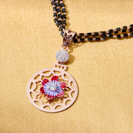 Rosalia Circle Rose Gold Mangalsutra