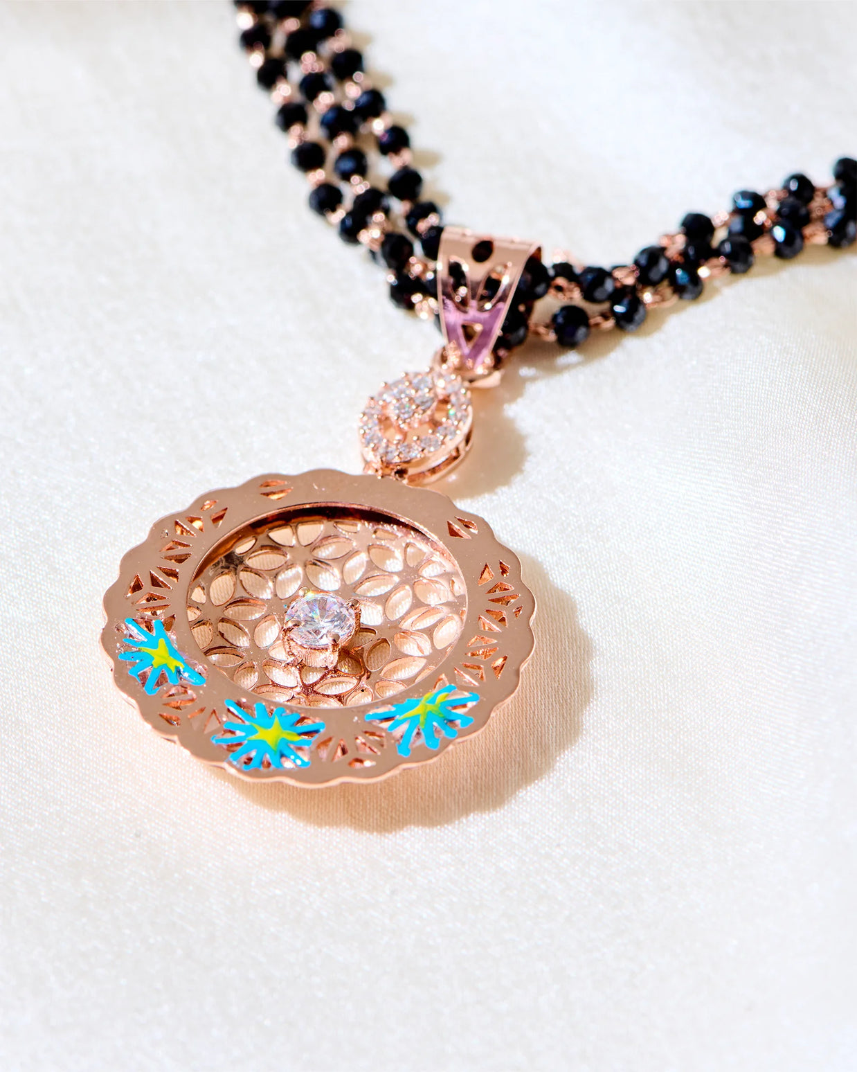 Aurelia Bloom Rose Gold Mangalsutra