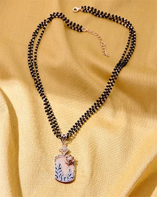 Luna Grace Rose Gold Mangalsutra in 92.5 Silver