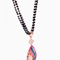 Aurora Drop Rose Gold Mangalsutra