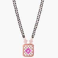 Elara Charm Rose Gold Mangalsutra