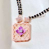 Elara Charm Rose Gold Mangalsutra