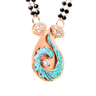 Aqua Drop Rose Gold Mangalsutra