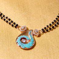 Aqua Drop Rose Gold Mangalsutra