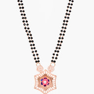 Roselle Charm Rose Gold Mangalsutra