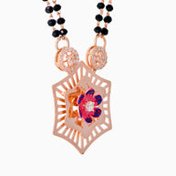 Roselle Charm Rose Gold Mangalsutra