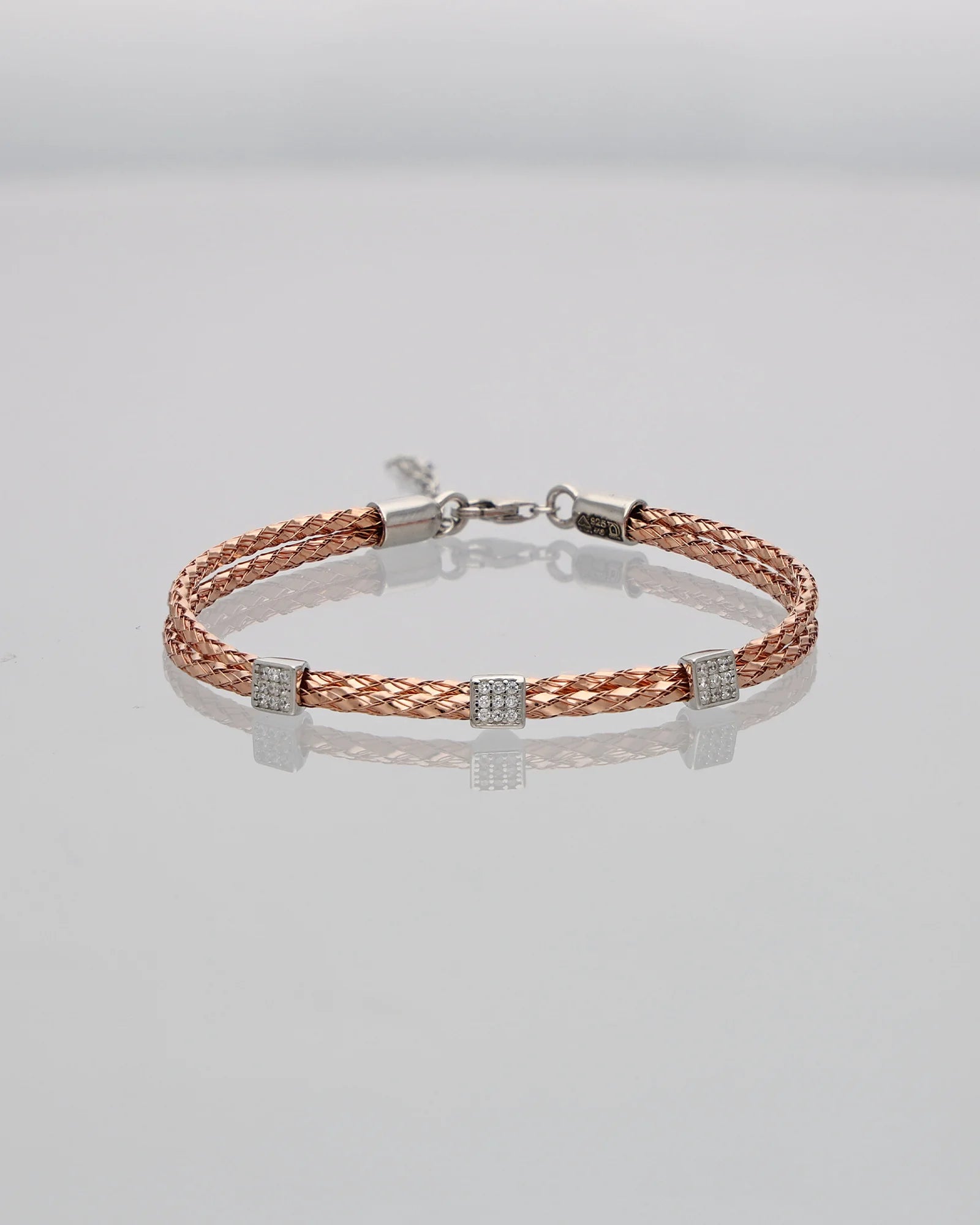 Radiant Double Charm Bracelet