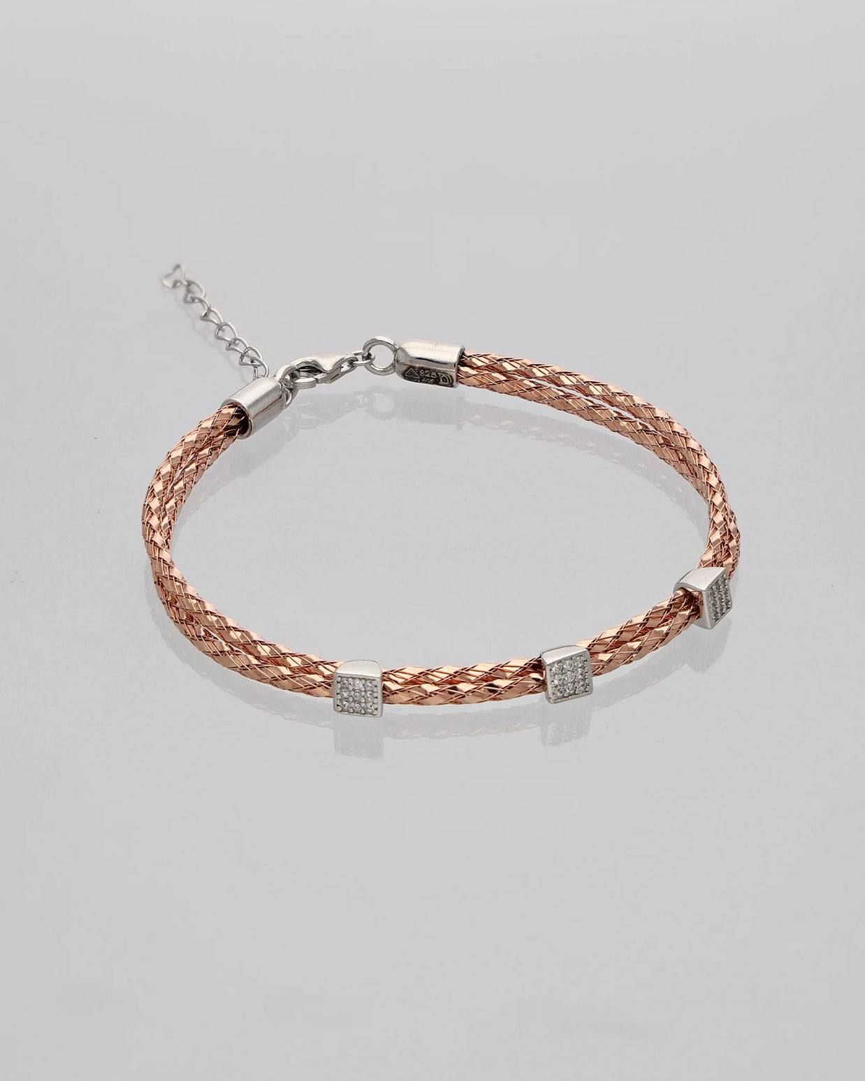 Radiant Double Charm Bracelet