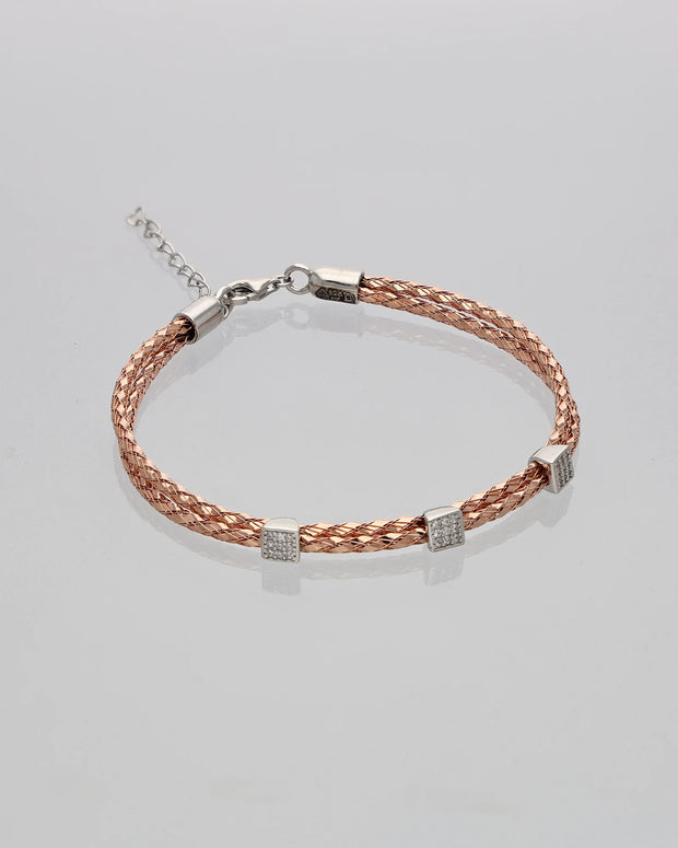 Radiant Double Charm Bracelet