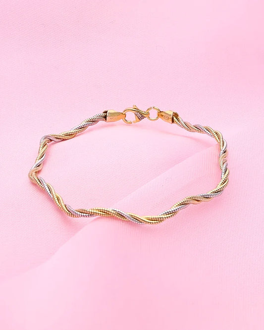 Twist of Elegance Bracelet in 92.5 Silver