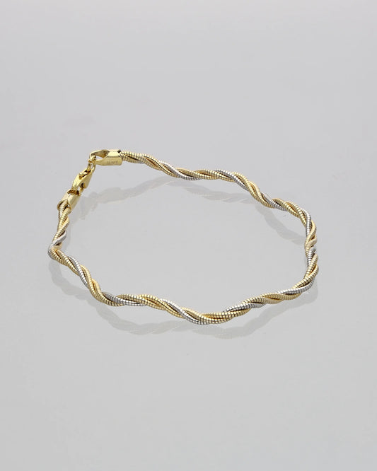 Twist of Elegance Bracelet in 92.5 Silver