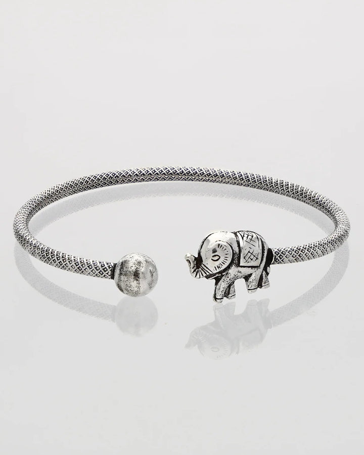 Elephant Grace Kada in 92.5 Silver
