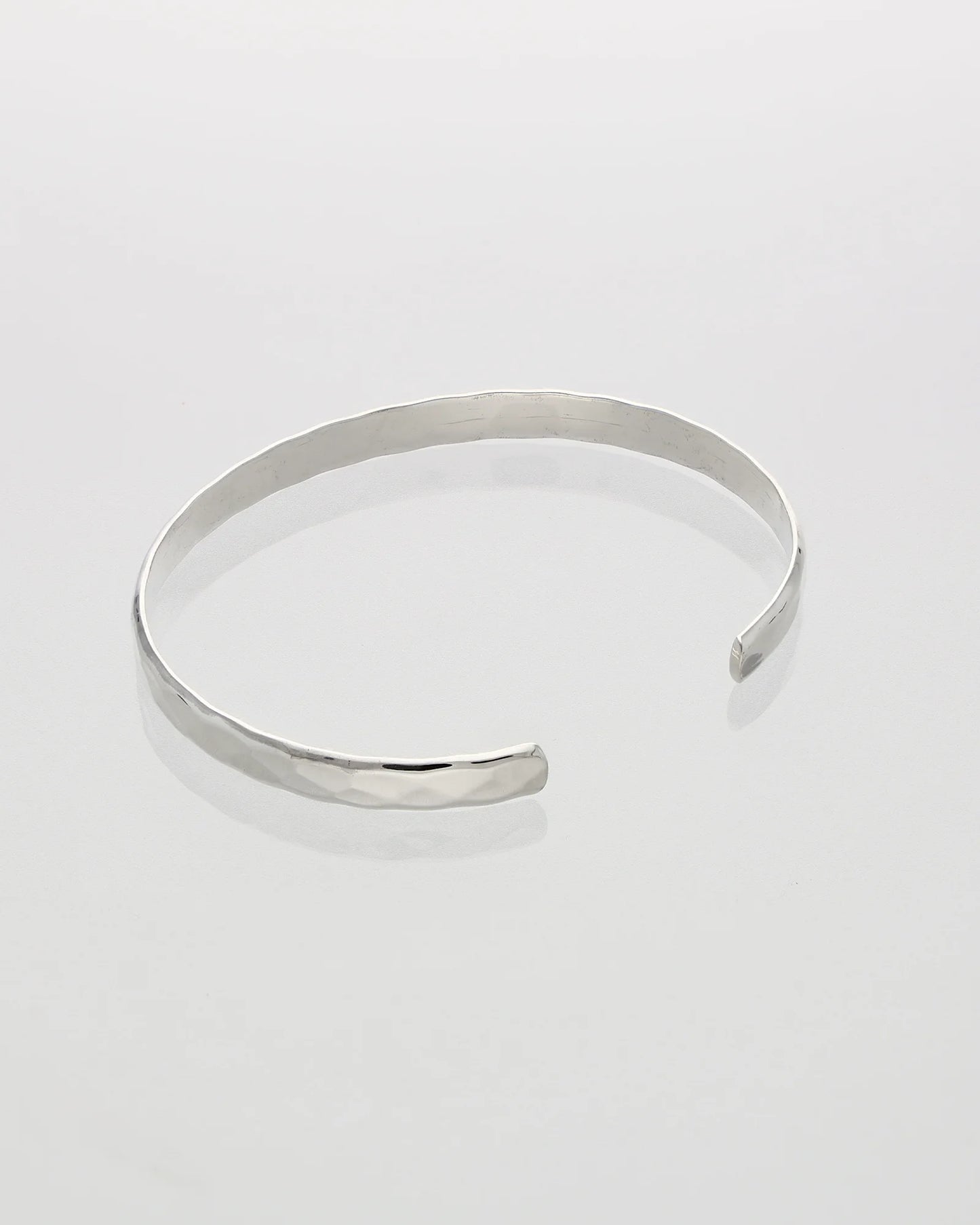 White Luxe Kada in 92.5 Silver