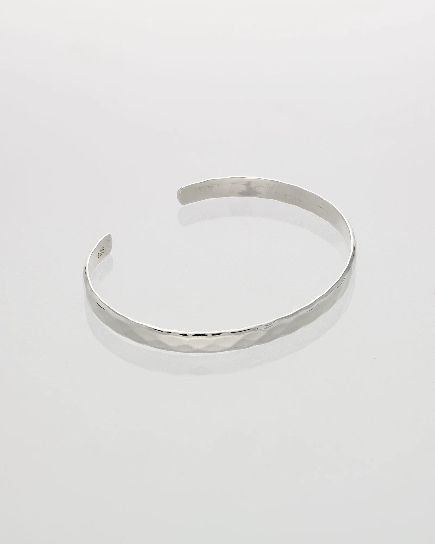 White Luxe Kada in 92.5 Silver