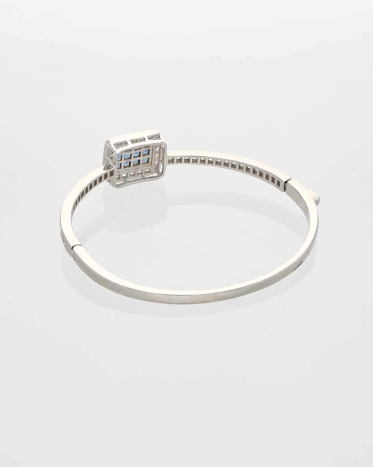 Blue Radiance Rhodium Kada