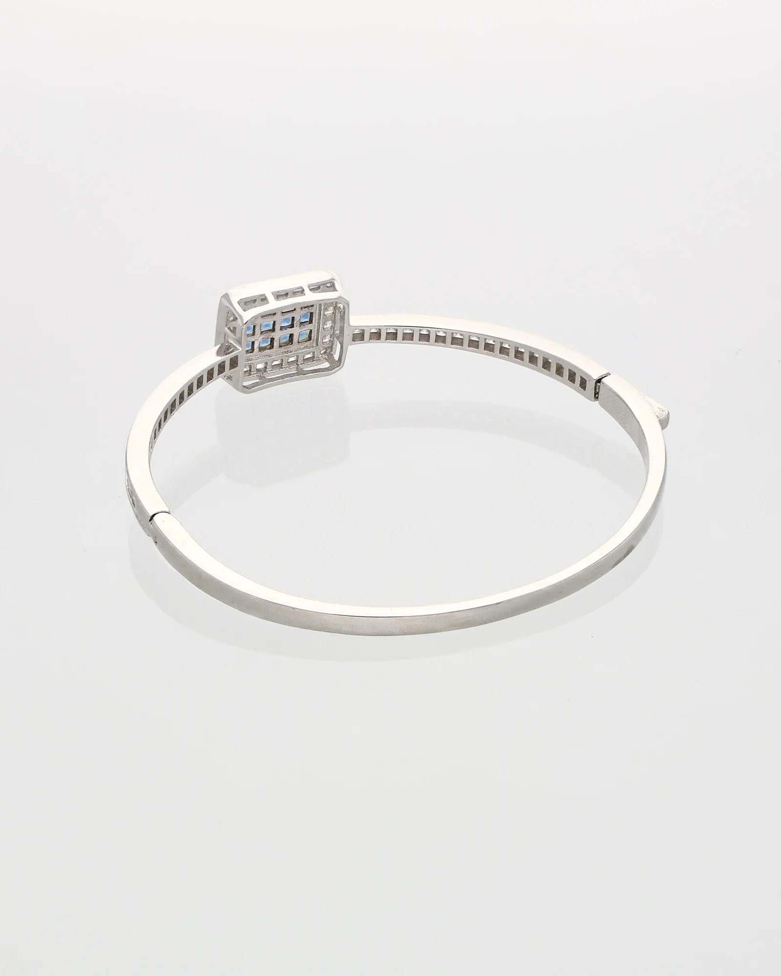 Blue Radiance Rhodium Kada