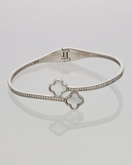 Moonlit MOP Kada in 92.5 Silver