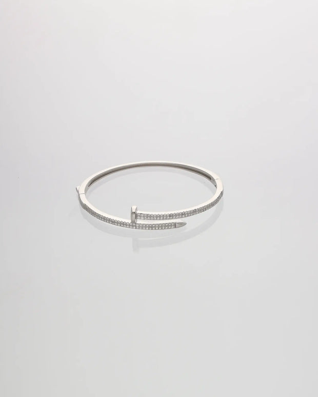 Nail Luxe Kada in 92.5 Silver