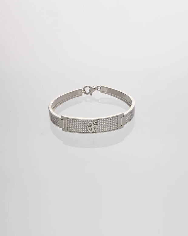 Sacred OM Kada in 92.5 Silver