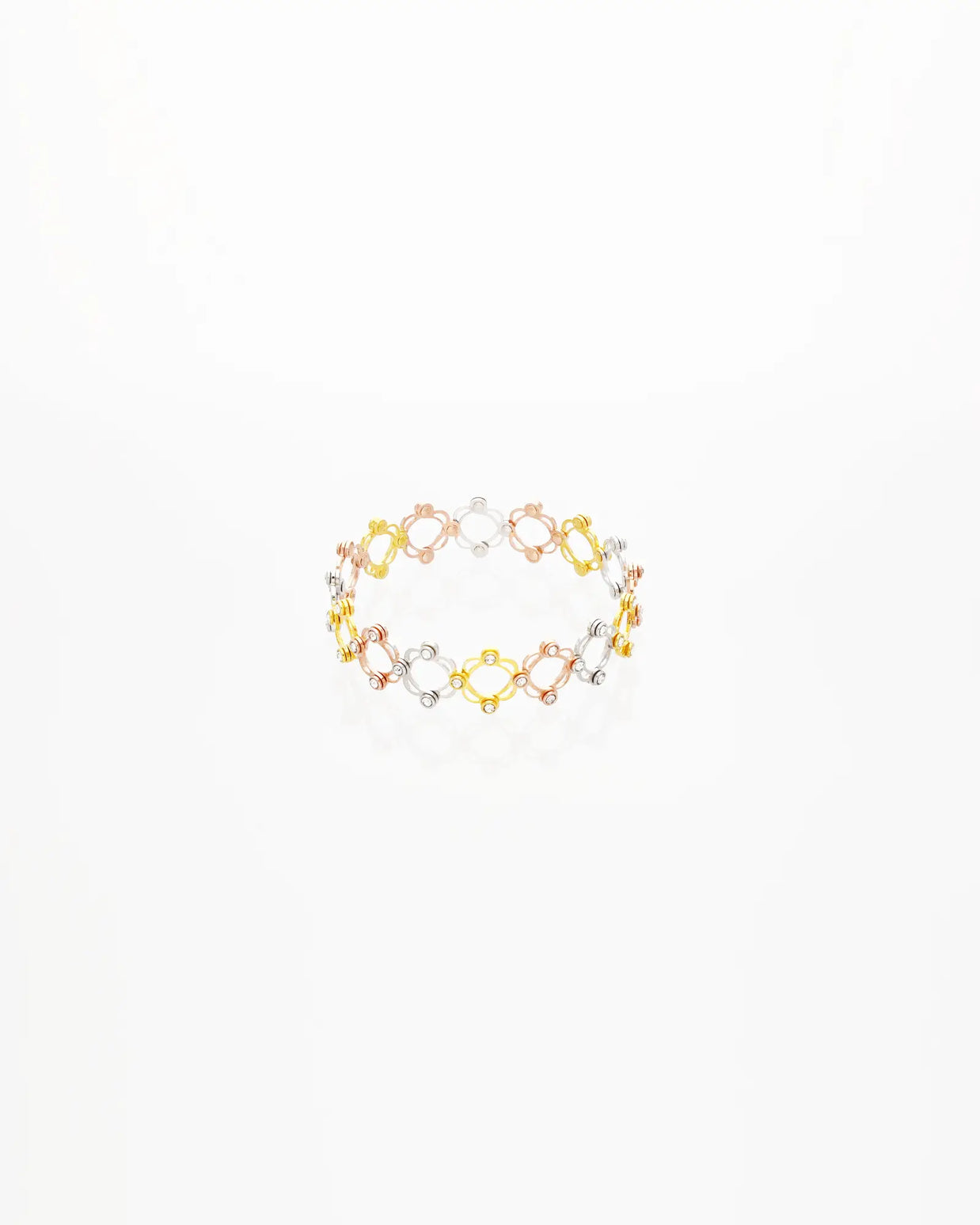 Trinity Sparkle Cocktail Ring