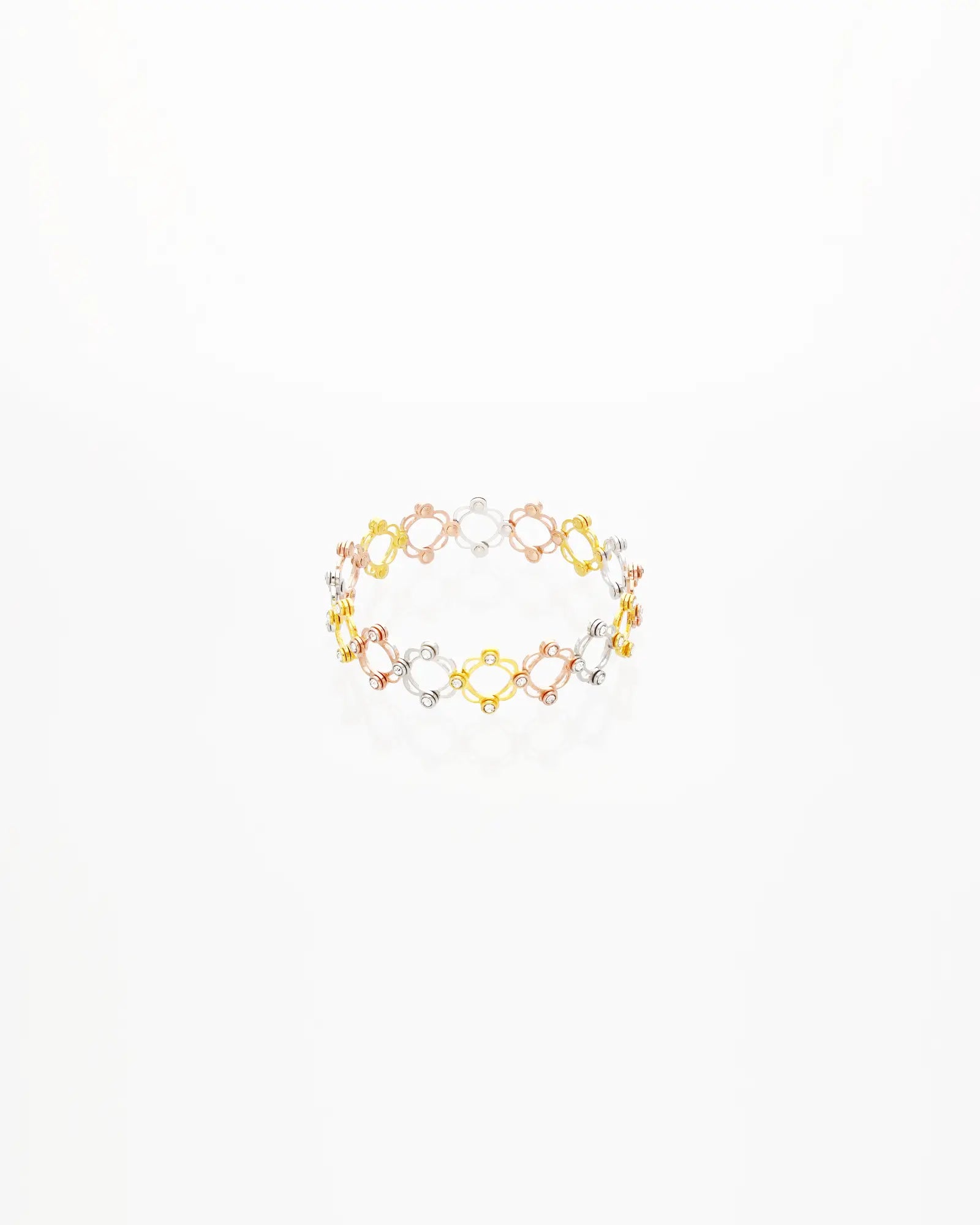 Trinity Sparkle Cocktail Ring