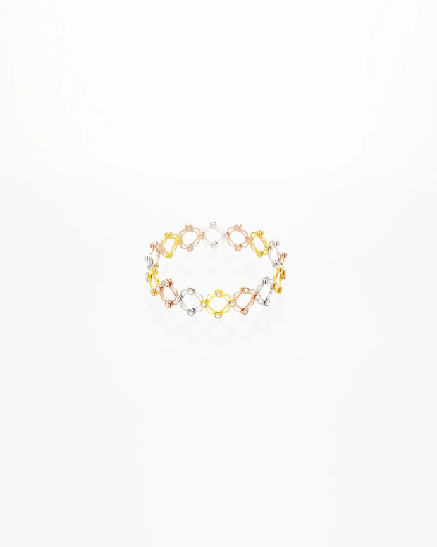 Trinity Sparkle Cocktail Ring