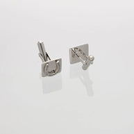 Horseshoe Luxe Silver Cufflinks