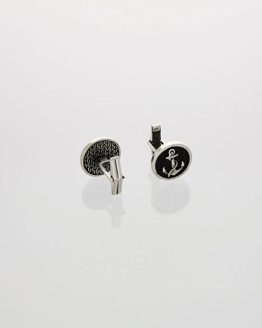 Anchor Luxe Silver Cufflinks in 92.5 Silver