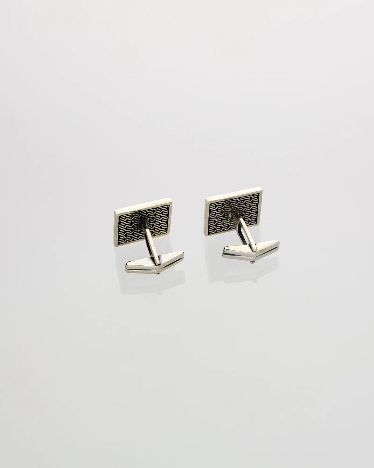 Ace of Style Silver Cufflinks