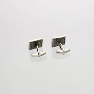 Ace of Style Silver Cufflinks