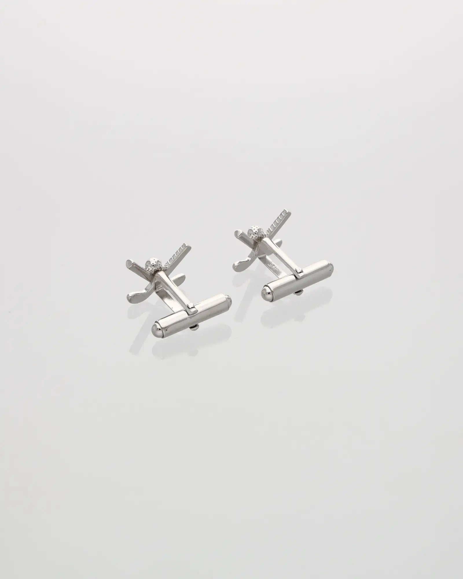 Silver Hockey Stick Cufflinks