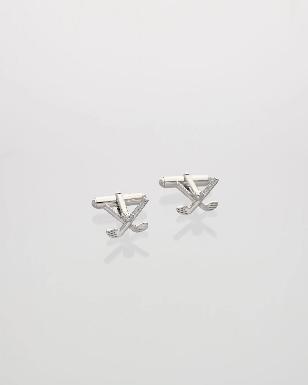 Silver Hockey Stick Cufflinks
