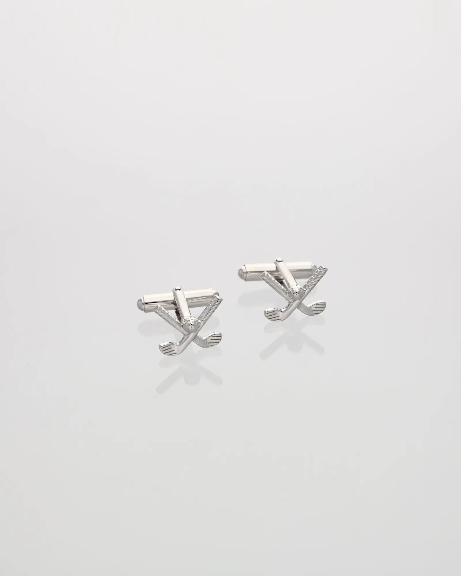 Silver Hockey Stick Cufflinks