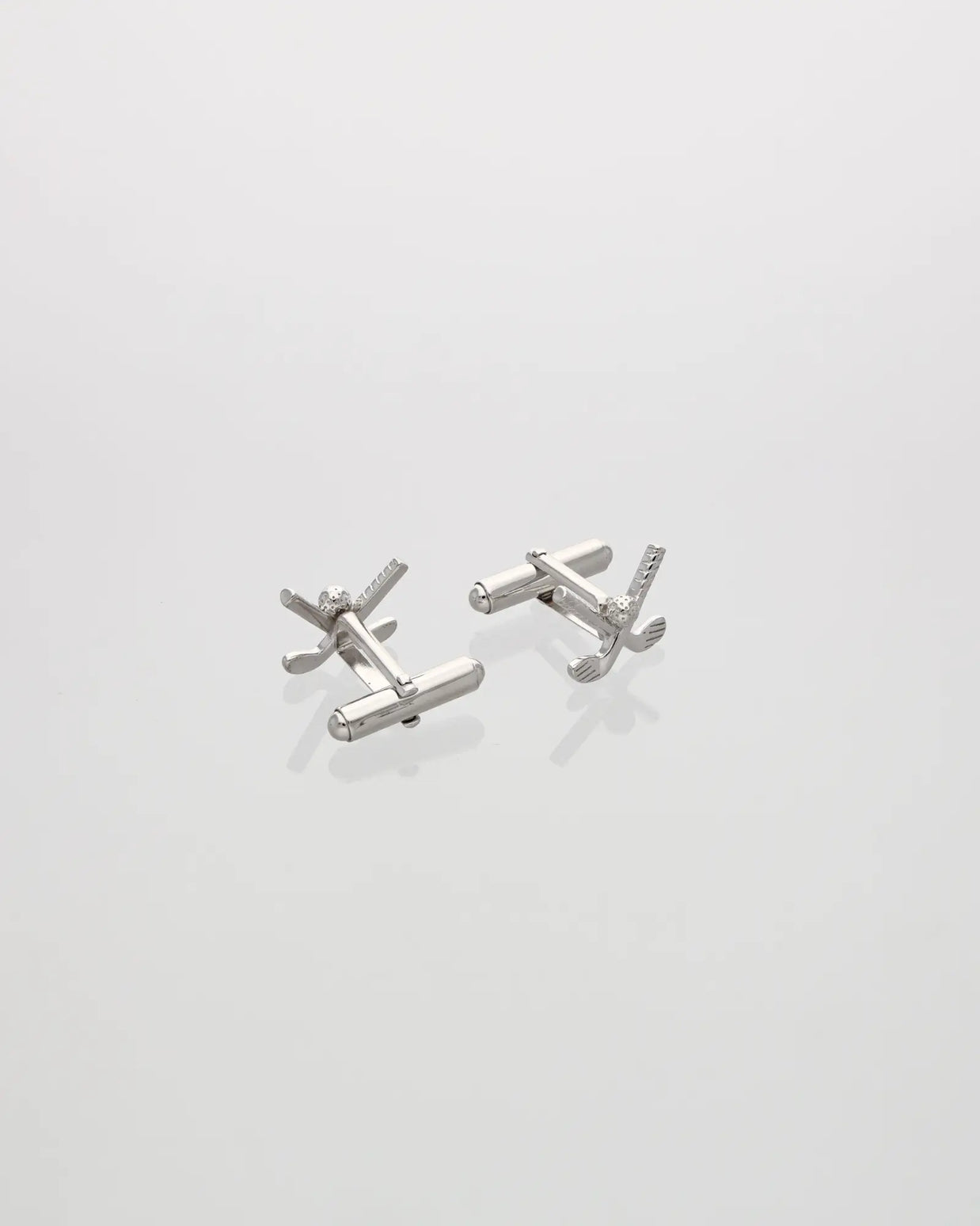 Silver Hockey Stick Cufflinks