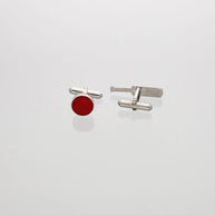 Silver Cricket Cufflinks