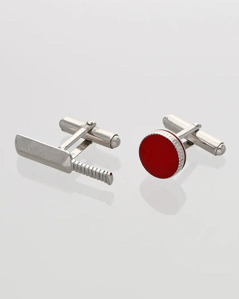 Cricket Cufflinks in 92.5 Silver