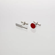 Silver Cricket Cufflinks