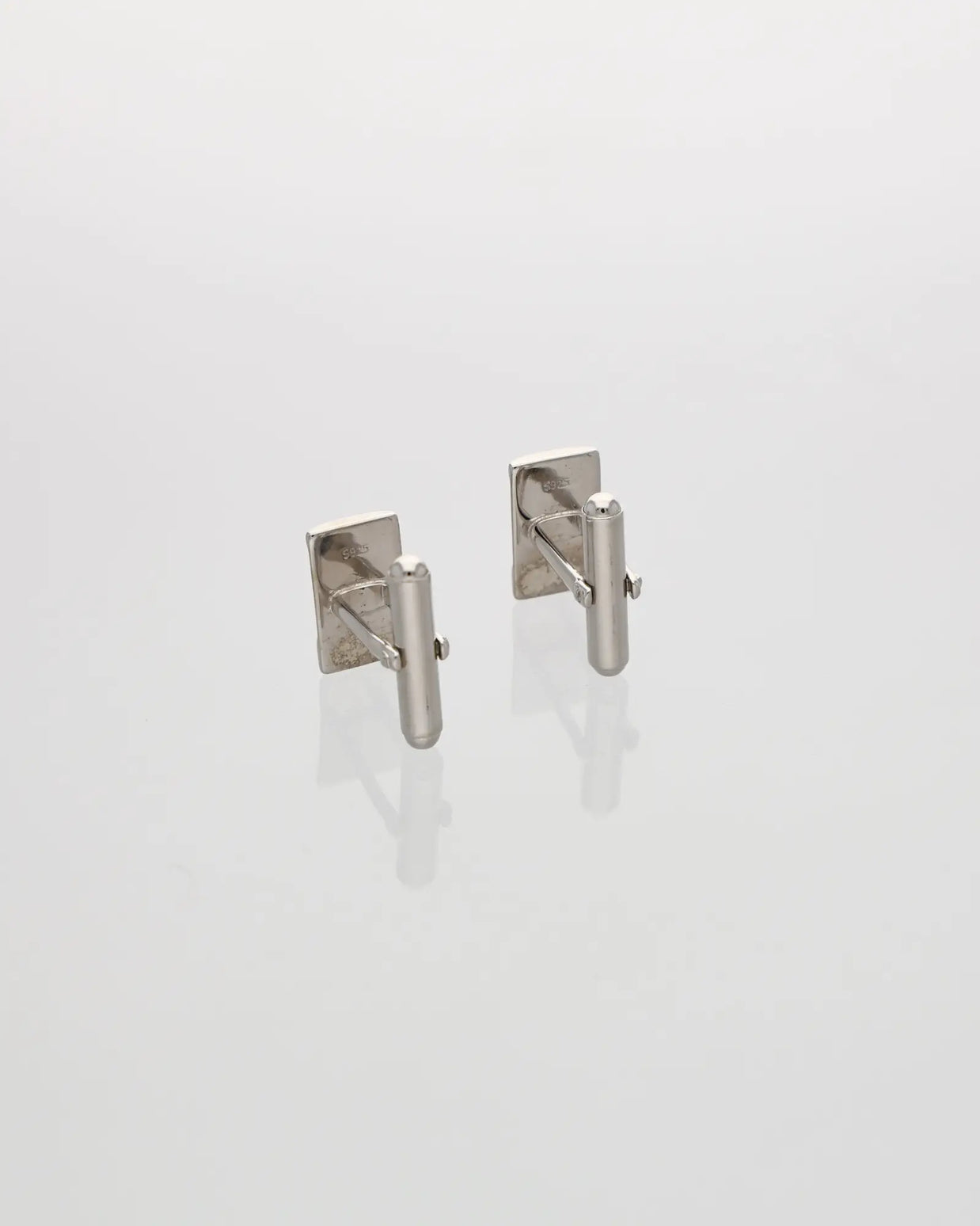 Black Enamel Square Cufflinks