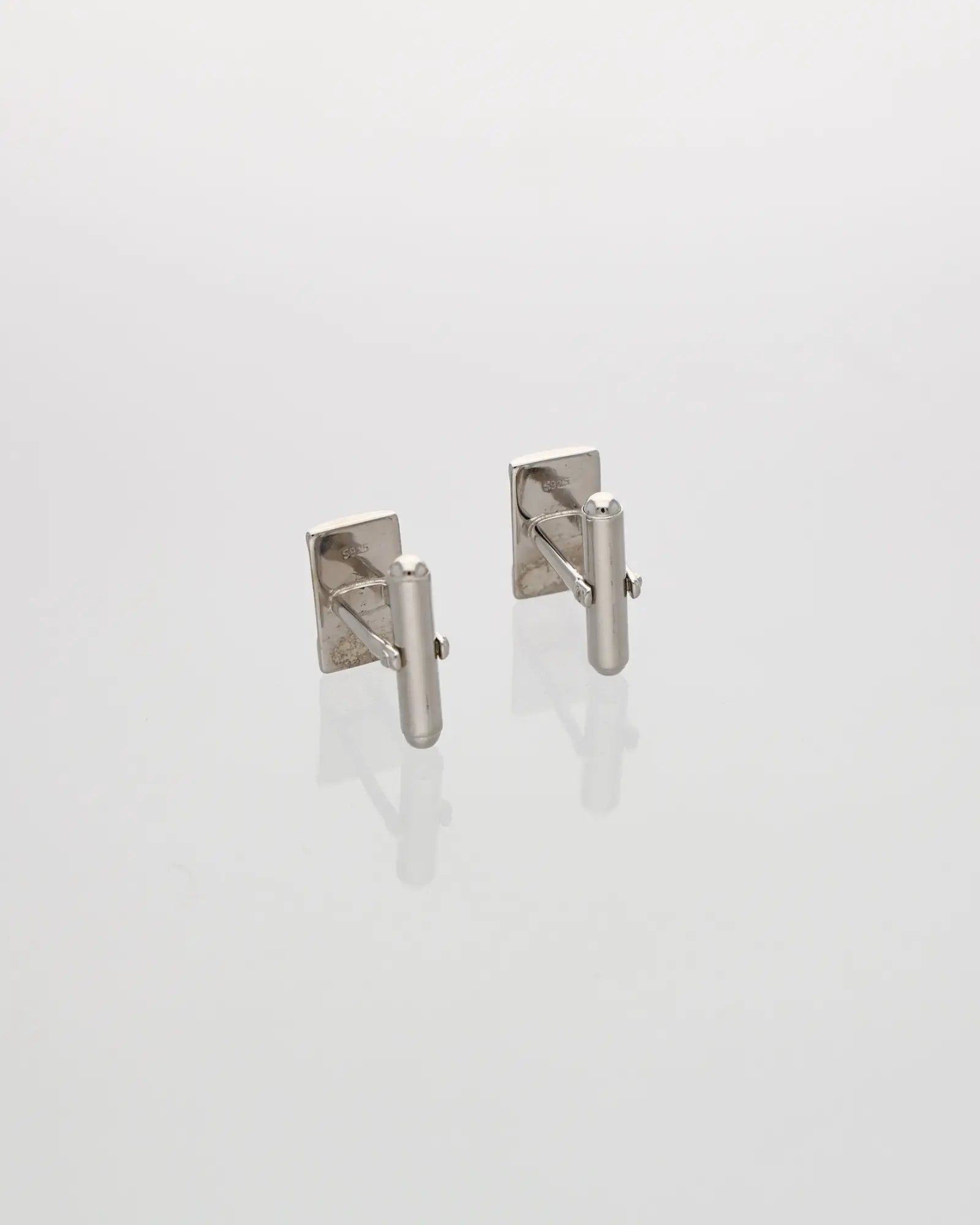 Black Enamel Square Cufflinks