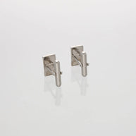 Black Enamel Square Cufflinks