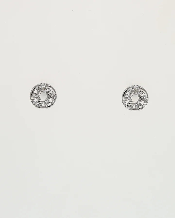 Charm Duo Cuban Glow Pendant Set  in 92.5 Silver