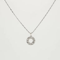 Charm Duo Cuban Glow Pendant Set  in 92.5 Silver