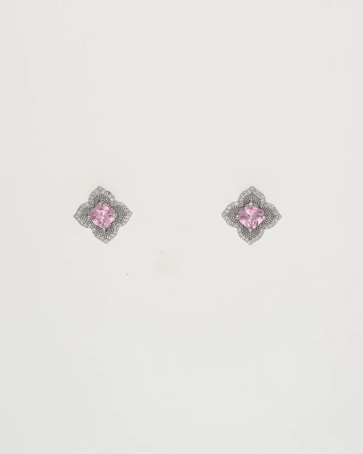 Blush Bloom Pendant Set in 92.5 Silver