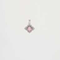 Blush Bloom Pendant Set in 92.5 Silver