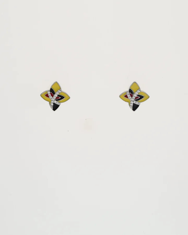 Charm Duo Enamel Radiance Pendant Set  in 92.5 Silver