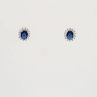 Blue Mirage Pendant Set in 92.5 Silver