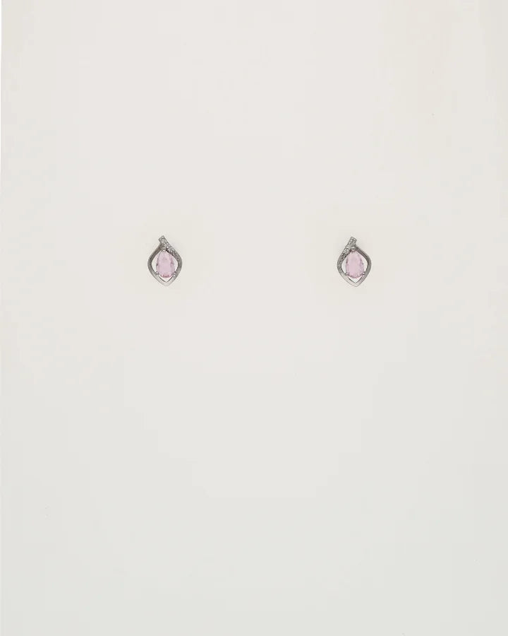 Blush Pear Pendant Set in 92.5 Silver