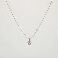 Blush Pear Pendant Set in 92.5 Silver