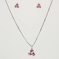 Scarlet Star Pendant Set in 92.5 Silver