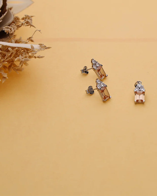 Golden Radiance Pendant Set in 92.5 Silver